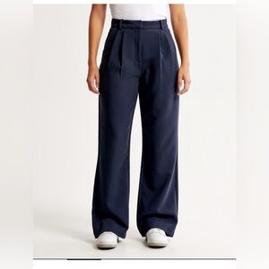 Abercrombie & Fitch Sloane Curve Love Tailored Wide Leg Trouser